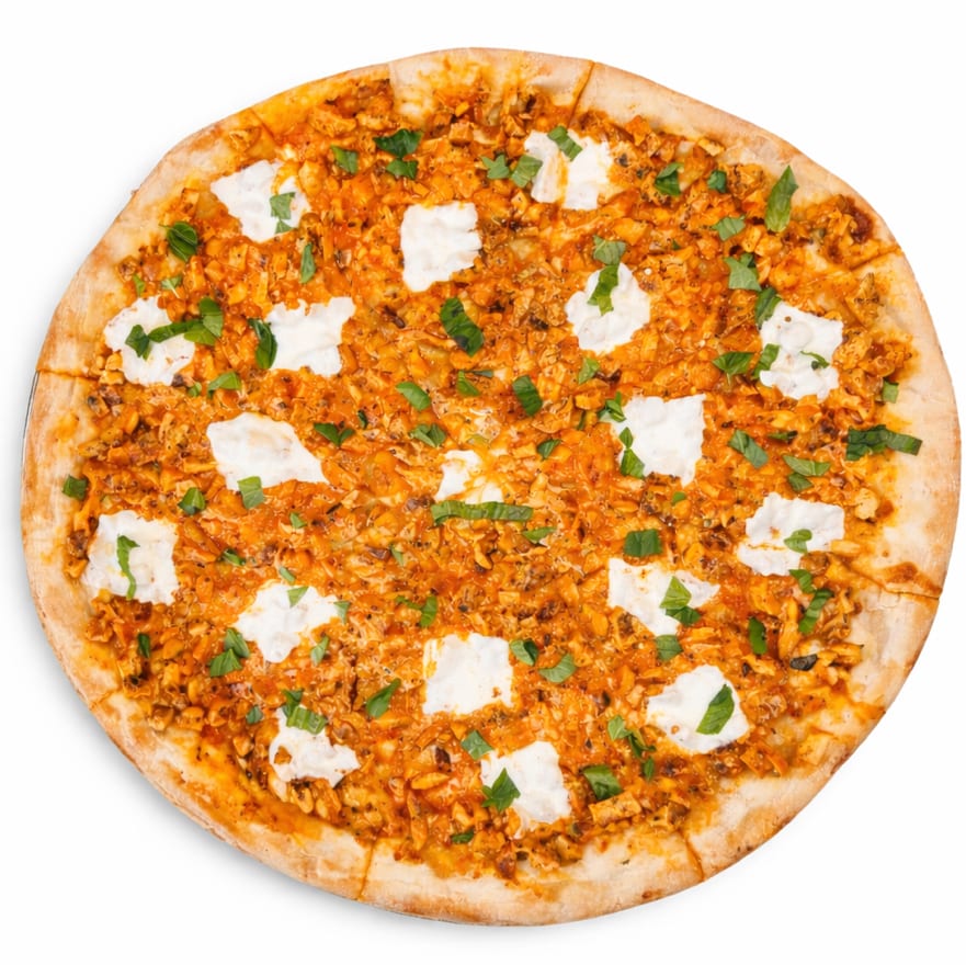 Chicken Vodka Sauce Pizza.