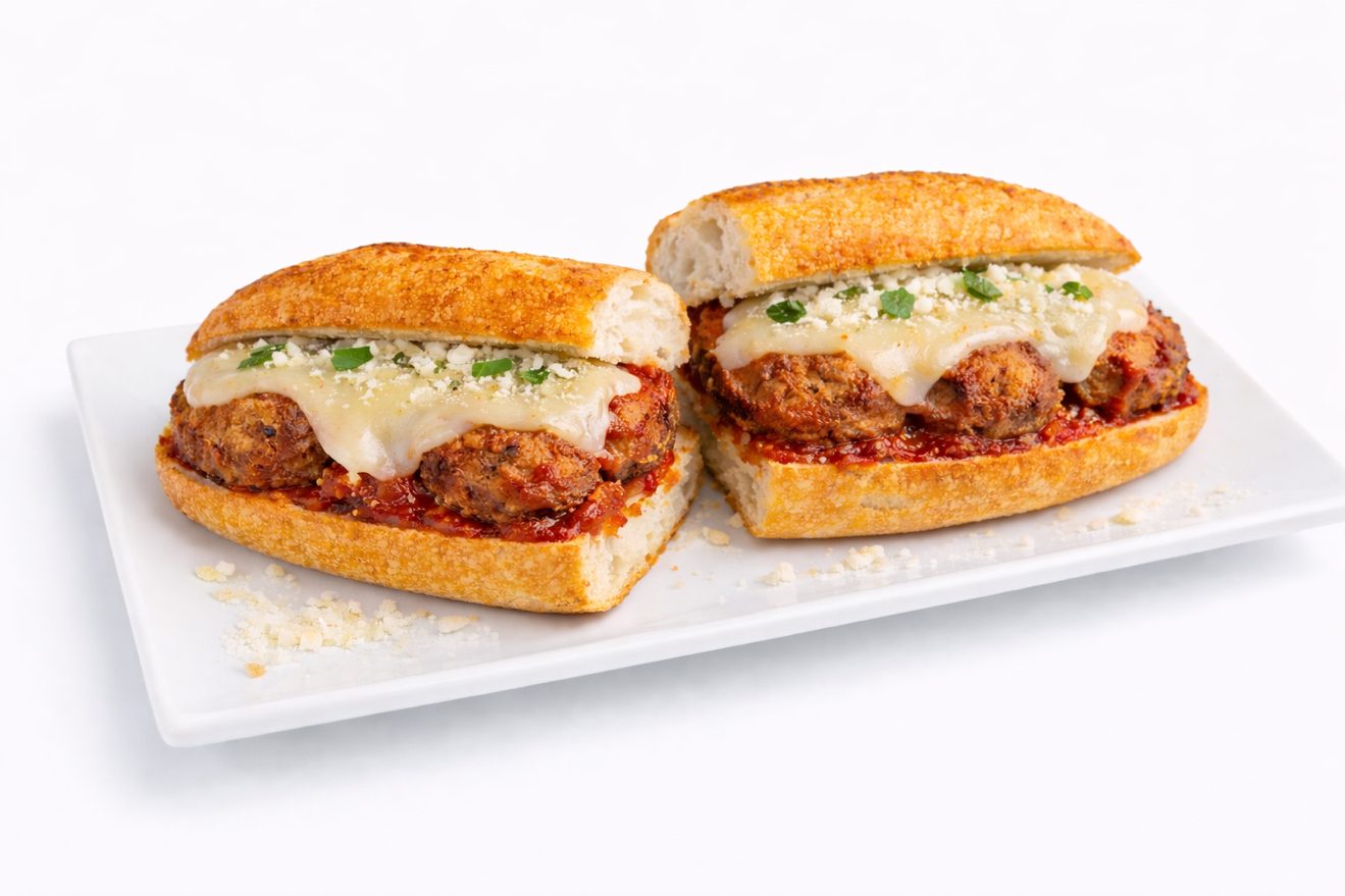 Meatball Parm Hero.