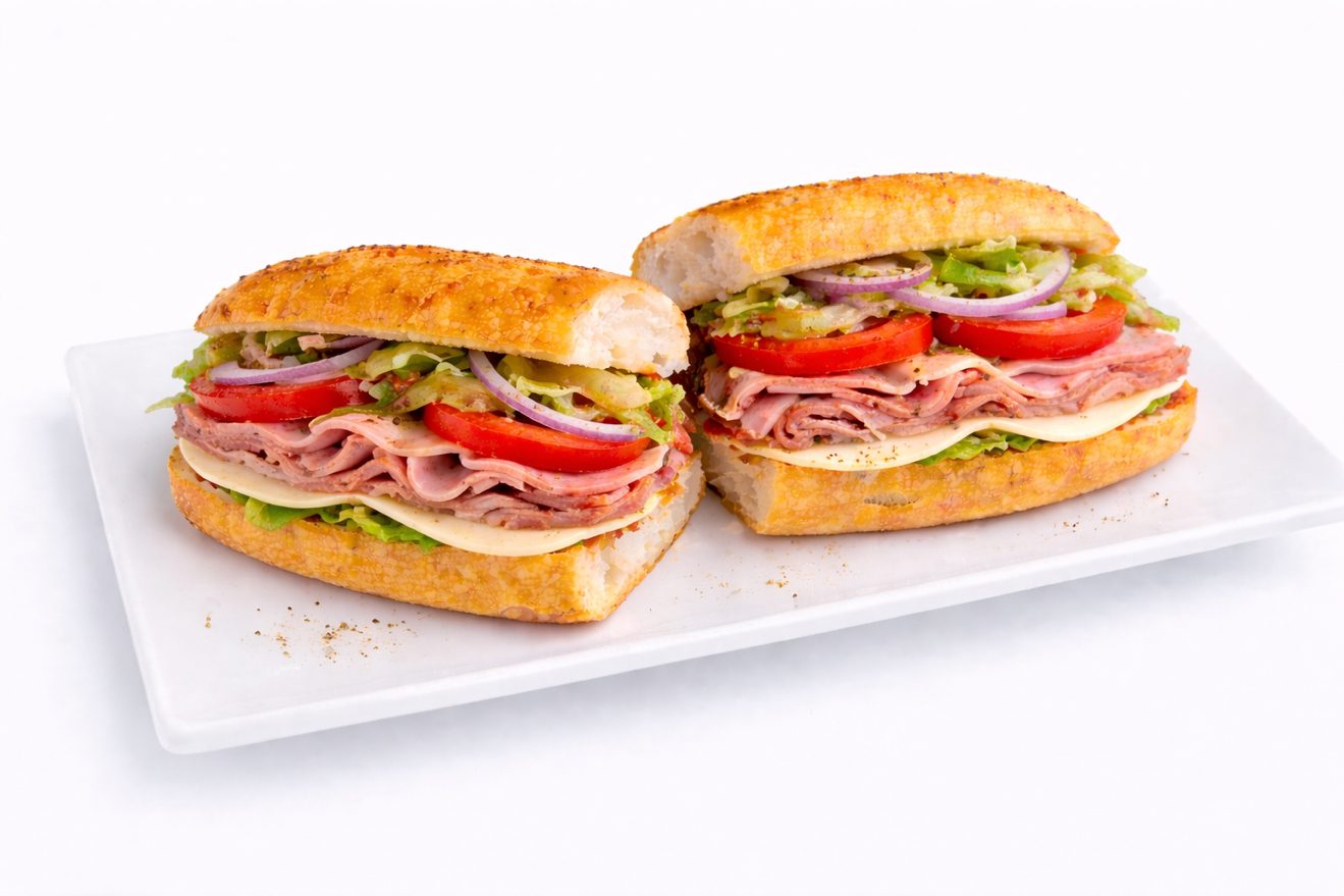 Ham & Provolone Hero.