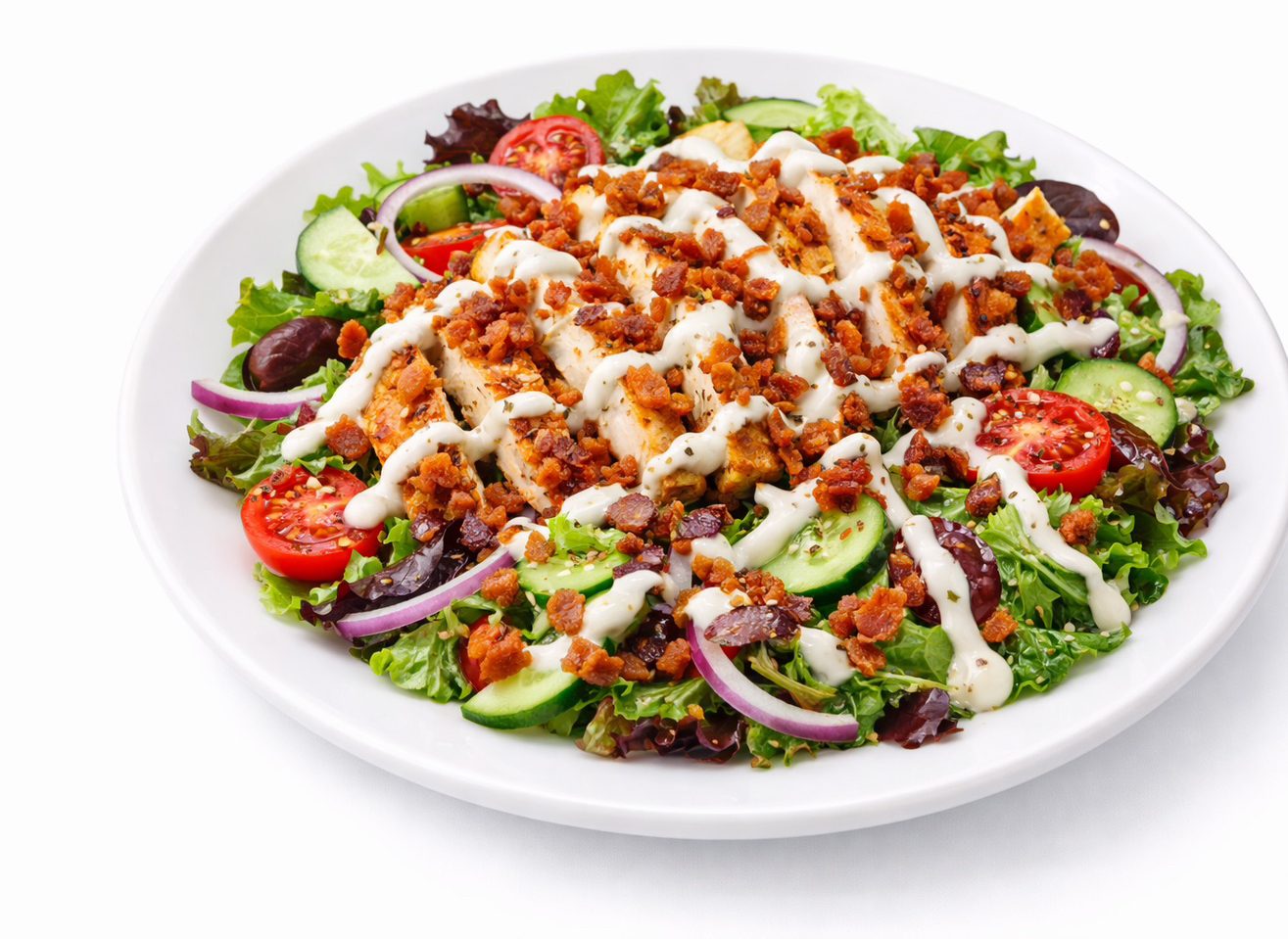 Chicken Bacon Rancher Salad.