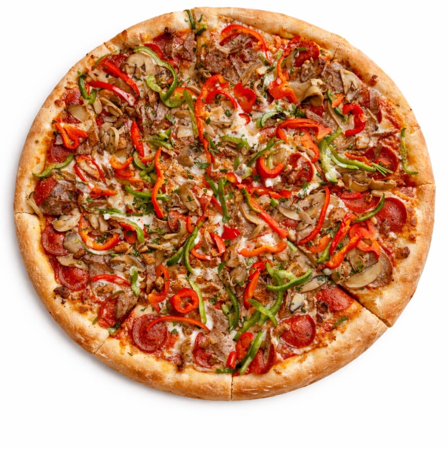 Calabria's Signature Pizza.