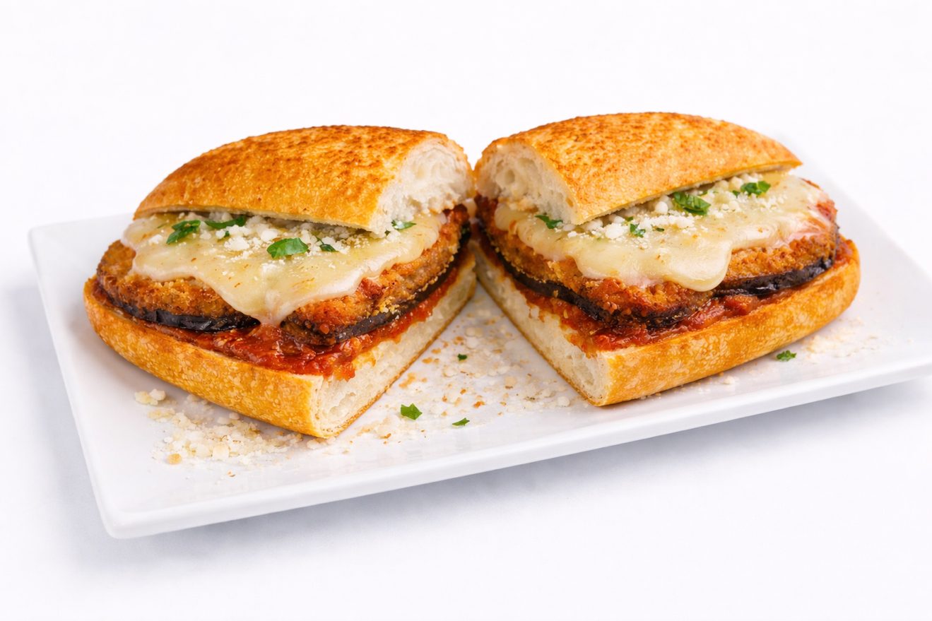 Eggplant Parm Hero.