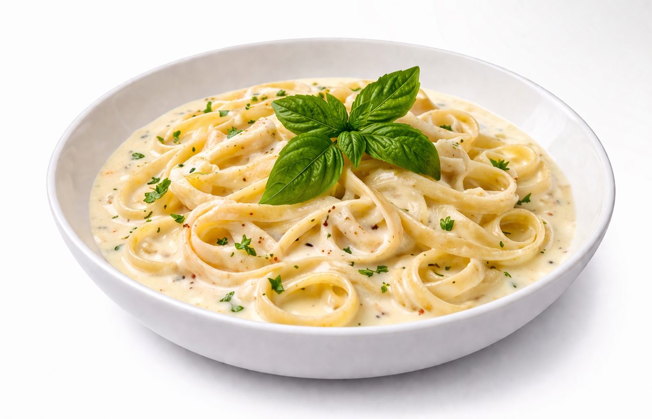 Fettuccine Alfredo.