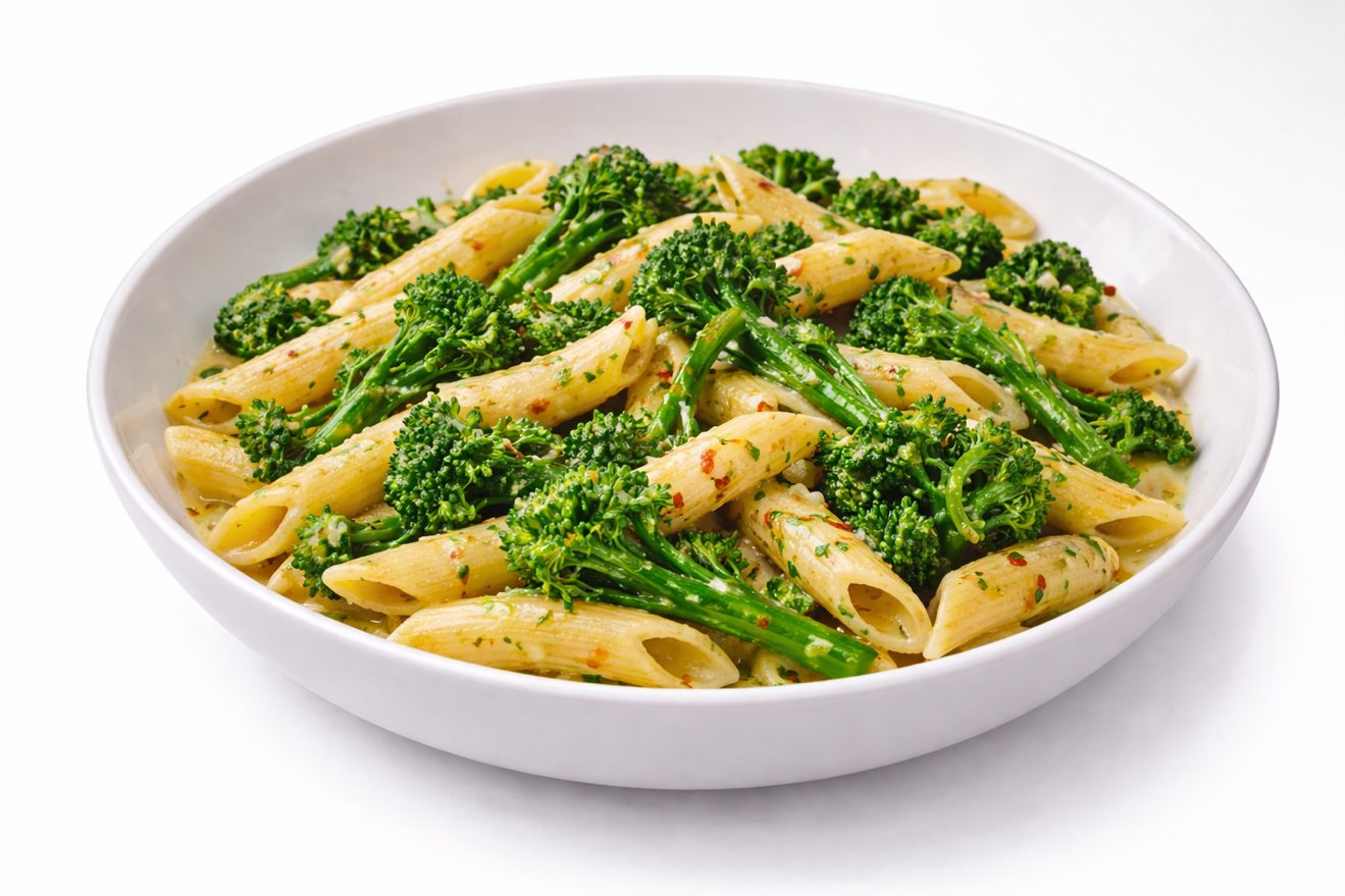 Penne with Broccoli Rabe.