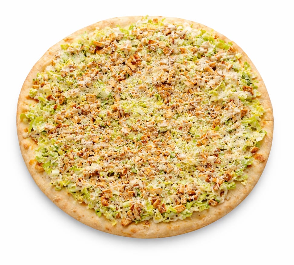 Chicken Caesar Pizza.