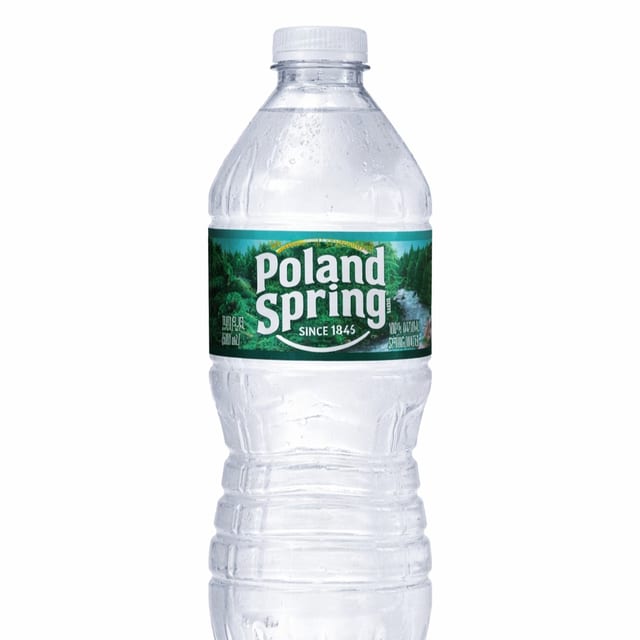 Poland Spring Water.