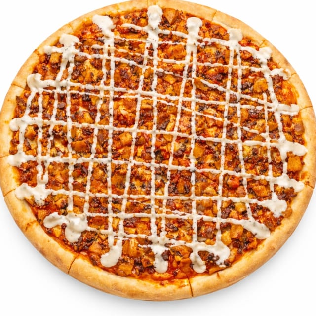 Chicken Bacon Ranch Pizza.